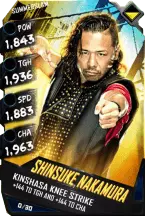 SuperCard ShinsukeNakamura R10 SummerSlam