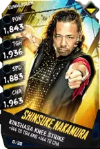 Super card  shinsuke nakamura  r10  summer slam 8546 216