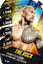 SuperCard TheRock R10 SummerSlam