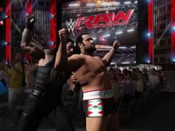 WWE2K17 Trailer Reigns Rusev Crowd
