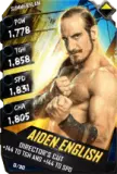 Super card  aiden english  r10  summer slam 8506 216