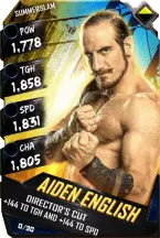 Super card  aiden english  r10  summer slam 8506 216