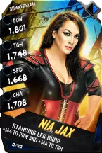 Super card  nia jax  r10  summer slam 8536 216