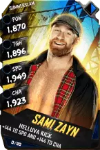 Super card  sami zayn  r10  summer slam 8541 216