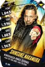 Super card  shinsuke nakamura  r10  summer slam 8546 216
