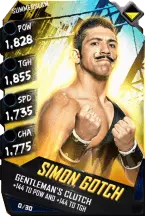 Super card  simon gotch  r10  summer slam 8547 216