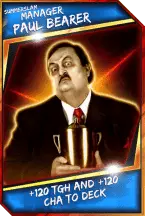 SuperCard Support Manager PaulBearer R10 SummerSlam