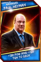 SuperCard Support Manager PaulHeyman R10 SummerSlam