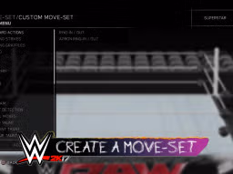 WWE2K17 CreateAMoveset