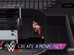 WWE2K17 CreateAMoveset Ringside