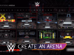 WWE2K17 CreateAnArena Stages