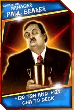 Super card  support  manager  paul bearer  r10  summer slam 8626 216