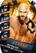 SuperCard Cesaro R10 SummerSlam PCC