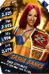 SuperCard SashaBanks R10 SummerSlam PCC