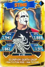 SuperCard Sting R10 SummerSlam Throwback