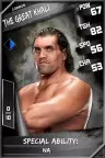 SuperCard TheGreatKhali 01 Common