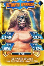 SuperCard UltimateWarrior R10 SummerSlam Throwback