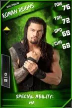 SuperCard RomanReigns 02 Uncommon