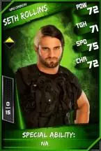 SuperCard SethRollins 02 Uncommon