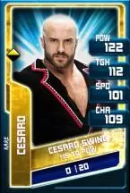 SuperCard Cesaro 03 Rare Fusion