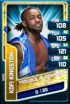 SuperCard KofiKingston 03 Rare Fusion