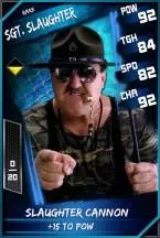 SuperCard SgtSlaughter 03 Rare