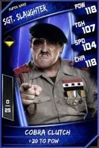 SuperCard SgtSlaughter 04 SuperRare