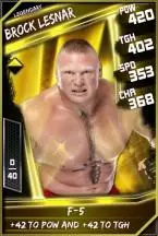 SuperCard BrockLesnar 07 Legendary