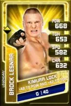 SuperCard BrockLesnar 07 Legendary Fusion