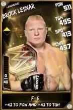 SuperCard BrockLesnar 07 Legendary PCC