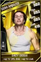 SuperCard DeanAmbrose 07 Legendary