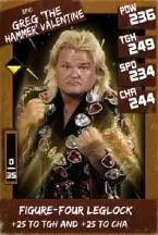 Super card  greg valentine 06  epic  throwback 9110 216