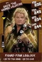 Super card  greg valentine 06  epic  throwback 9110 216