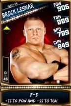 SuperCard BrockLesnar 08 Survivor PCC