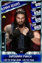 SuperCard RomanReigns 08 Survivor RTG