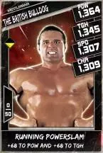 SuperCard BritishBulldog 09 WrestleMania Throwback