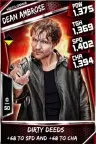 SuperCard DeanAmbrose 09 WrestleMania PCC