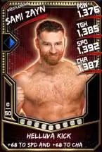 SuperCard SamiZayn 09 WrestleMania RD