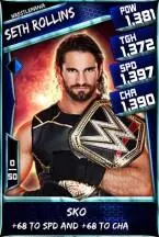 SuperCard SethRollins 09 WrestleMania RTG