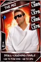 SuperCard TheMiz 09 WrestleMania PCC