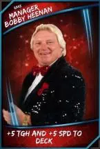 SuperCard Support Manager BobbyHeenan 03 Rare