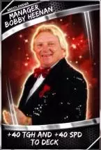 SuperCard Support Manager BobbyHeenan 09 WrestleMania