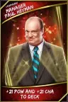 SuperCard Support Manager PaulHeyman 07 Legendary