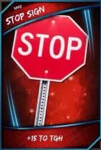 SuperCard Support StopSign 03 Rare