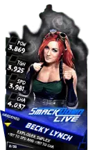 SuperCard BeckyLynch S3 11 Hardened SmackDown