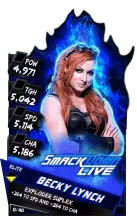 SuperCard BeckyLynch S3 12 Elite SmackDown