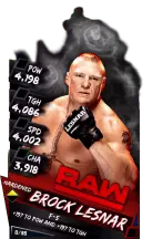 SuperCard BrockLesnar S3 11 Hardened Raw