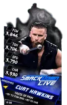 Super card  curt hawkins  s3 11  hardened  smack down 9531 216