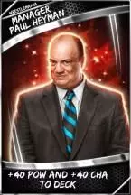 SuperCard Support Manager PaulHeyman 09 WrestleMania