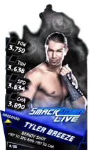 SuperCard TylerBreeze S3 11 Hardened SmackDown